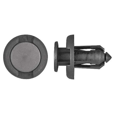 Push-In Rivet, Dome Head, 10 mm Dia., 16 mm L, Nylon Body, 15 PK MPN:9282PK