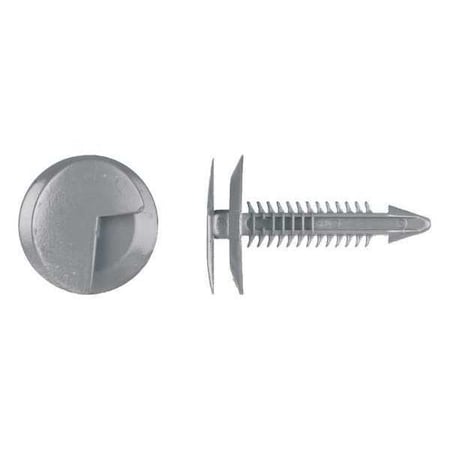 Push-In Rivet, Dome Head, 7 mm Dia., 32 mm L, Nylon Body, 50 PK MPN:9368PK