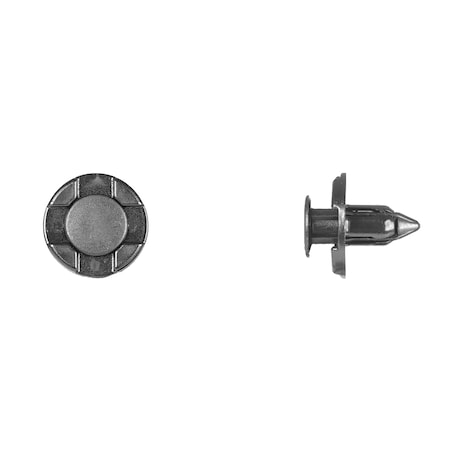 Push-In Rivet, Dome Head, 8 mm Dia., 13 mm L, Nylon Body, 15 PK MPN:9540PK