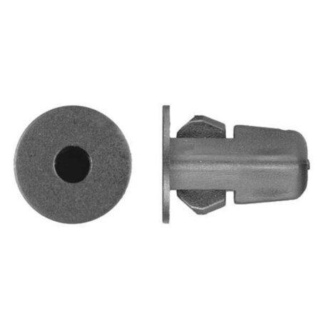 Push-In Rivet, Dome Head, 5.5 mm Dia., 19 mm L, Nylon Body, 15 PK MPN:9912PK