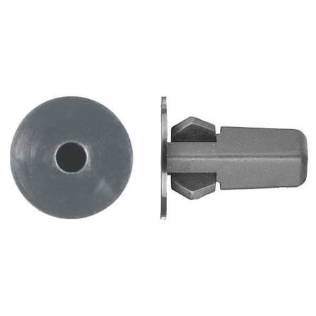 Push-In Rivet, Dome Head, 5.5 mm Dia., 22 mm L, Nylon Body, 15 PK MPN:9913PK