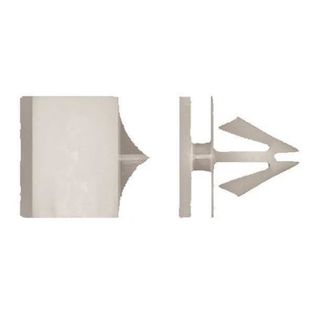 Push-In Rivet, 7/16 in Dia., 9/16 in L, Nylon Body, 15 PK MPN:9915PK