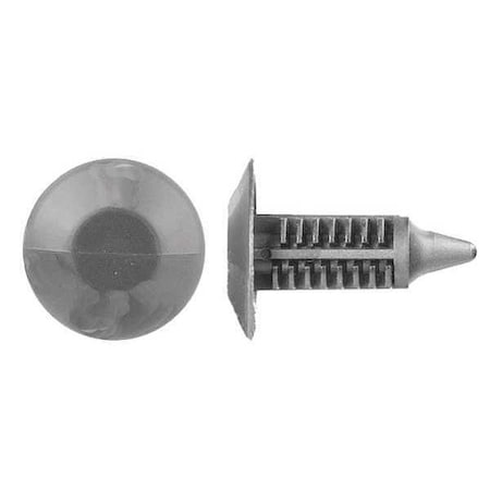 Push-In Rivet, Dome Head, 0.313 in Dia., 31/32 in L, Nylon Body, 25 PK MPN:JL-33PK