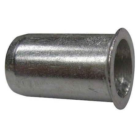 Rivet Nut, #6-32 Thread Size, 0.295 in Flange Dia., 0.423 in L, Steel, 50 PK MPN:U69155.013.0080