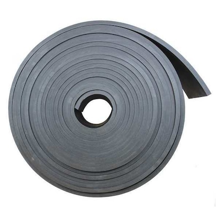 Rubber, SBR, 1/2 Th x 6 In W, 25 Ft, Black MPN:BULK-RS-SBRHS60-81