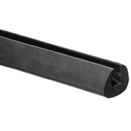 Edge Trim, EPDM, 50 ft Length, Non-Adhesive Backing, 3/4 in Overall Width, Style: I MPN:ZTRIM-198