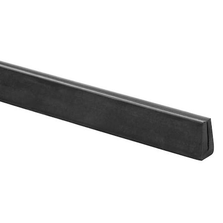 Rubber Edging, SBR, 10 ft Length, Non-Adhesive Backing, 1/4 in Overall Width, Style: C MPN:ZTRIM-326