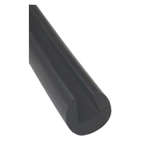 Edge Trim, EPDM, 10 ft Length, Non-Adhesive Backing, 3/4 in Overall Width, Style: I MPN:ZTRIM-399