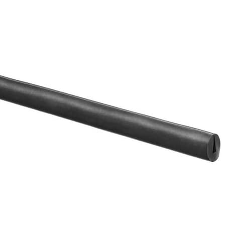 Rubber Edging, Neoprene, 100 ft Length, Non-Adhesive Backing, 19/32 in Overall Width, Style: H MPN:ZTRIM-96