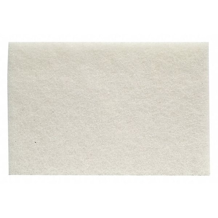 Sanding Hand Pad, 6 in W, 9 in L, White MPN:05539545600