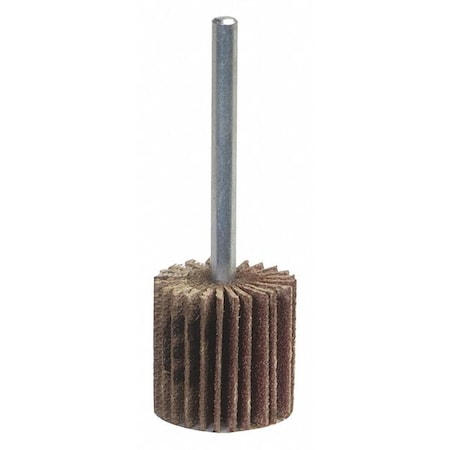 Flap Wheel, 2 in Dia, 1 1/2 in W, P60 Grit MPN:08834137380