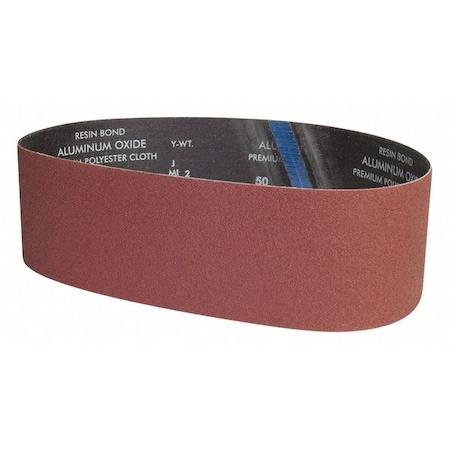 Sanding Belt, 6 in W, 48 in L, Coated, Aluminum Oxide, P36 Grit, Extra Coarse, YP0998W, Brown MPN:78072775308