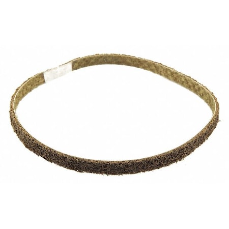 Surface-Conditioning Belt, 1/2 in W, 24 in L, Non-Woven, Aluminum Oxide, Not Applicable Grit, Brown MPN:78072775330