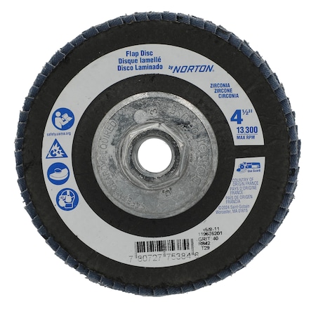 Fiber Disc, 4 1/2 in Dia, 5/8in Arbor MPN:78072775384