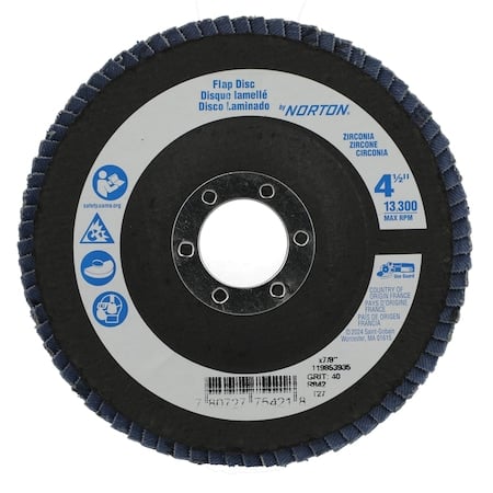 Fiber Disc, 4 1/2 in Dia, 7/8in Arbor MPN:78072775421