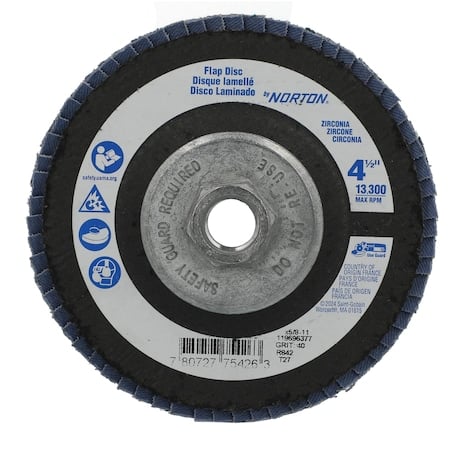 Fiber Disc, 4 1/2 in Dia, 5/8in Arbor MPN:78072775426