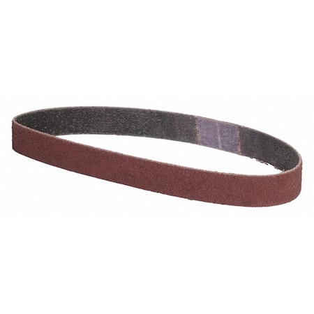 Sanding Belt, 1/2 in W, 12 in L, Coated, Aluminum Oxide, P60 Grit, Coarse, YP0998W, Brown MPN:78072775795
