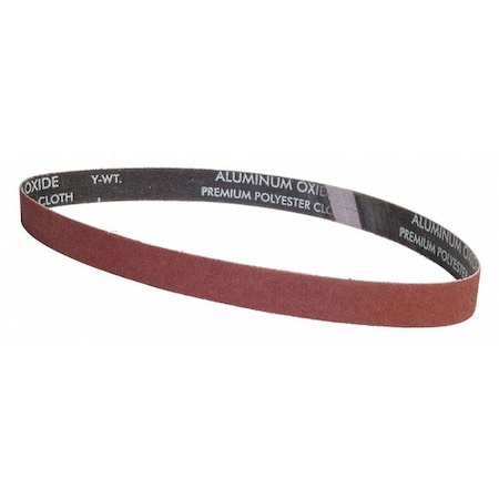 Sanding Belt, 1 in W, 42 in L, Coated, Aluminum Oxide, P60 Grit, Coarse, YP0998W, Brown MPN:78072775804