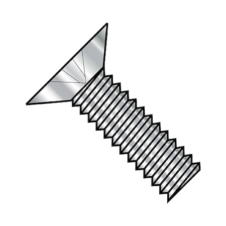#0-80 x 1/4 in Phillips Flat Machine Screw, Plain Steel, 5000 PK MPN:-004MP1188