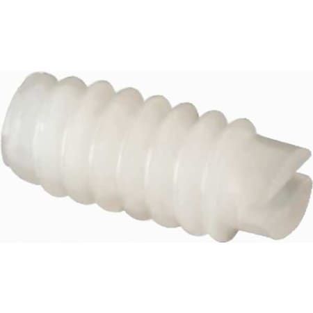 Socket Set Screw, Hex Socket, Nylon, Natural, No 10-32, 25 PK MPN:011032T050