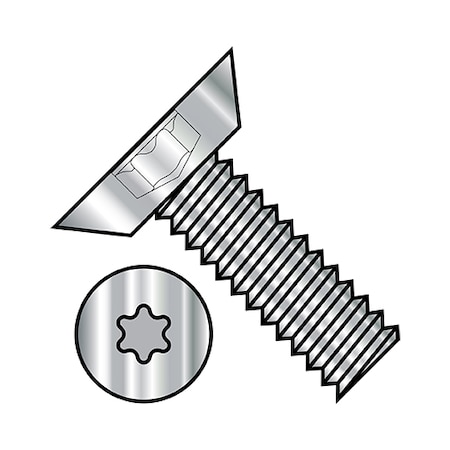 #2-56 x 1/4 in Torx Flat Machine Screw, Plain Stainless Steel, 5000 PK MPN:0204MTU188