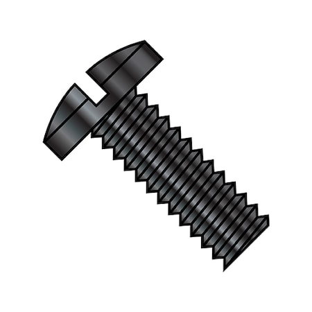#6-32 x 1/2 in Slotted Binding Machine Screw, Black Oxide Steel, 10000 PK MPN:0608MSBB