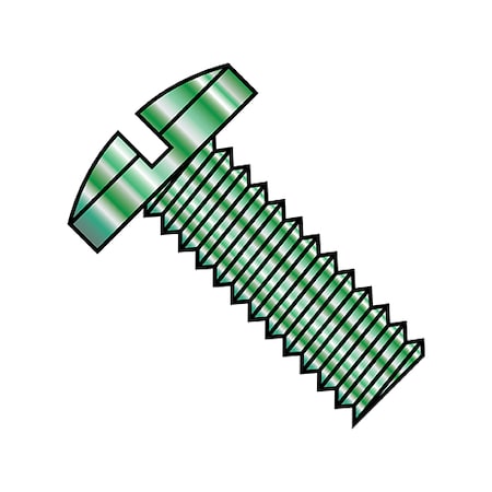 #8-32 x 1/4 in Slotted Binding Machine Screw, Zinc Plated Steel, 10000 PK MPN:0804MSBG