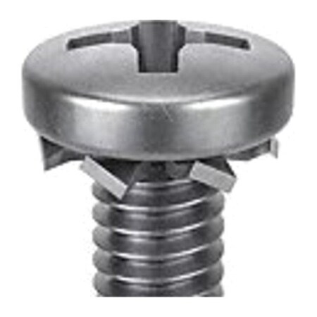 M2.5-0.45 x 8 mm Phillips Pan Machine Screw, Passivated 18-8 Stainless Steel, 25 PK MPN:1-MPE-2.5-8