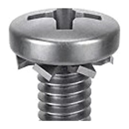 M4-0.70 x 10 mm Phillips Pan Machine Screw, Passivated 18-8 Stainless Steel, 10 PK MPN:1-MPE-4-10