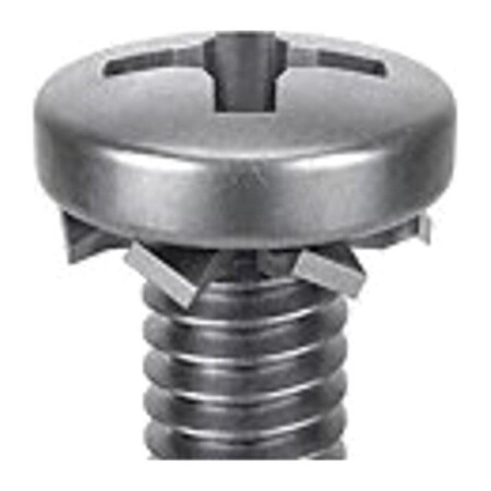 M6-1.00 x 25 mm Phillips Pan Machine Screw, Passivated 18-8 Stainless Steel, 10 PK MPN:1-MPE-6-25