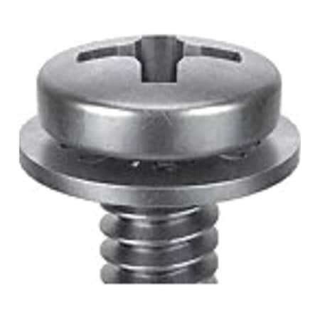 M6-1.00 x 10 mm Phillips Pan Machine Screw, Passivated 18-8 Stainless Steel, 10 PK MPN:1-MPI-6-10