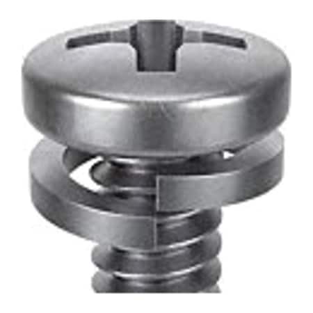 M4-0.70 x 10 mm Phillips Pan Machine Screw, Passivated 18-8 Stainless Steel, 10 PK MPN:1-MPL-4-10