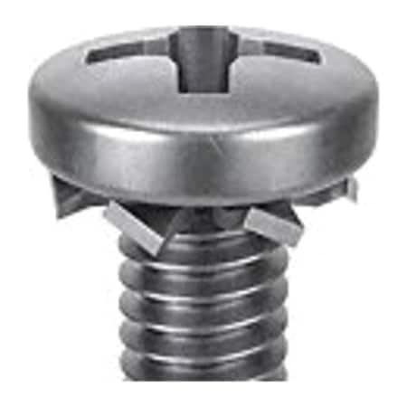 #6-32 x 3/4 in Phillips Pan Machine Screw, Passivated 18-8 Stainless Steel, 25 PK MPN:1-PPE-6C-75