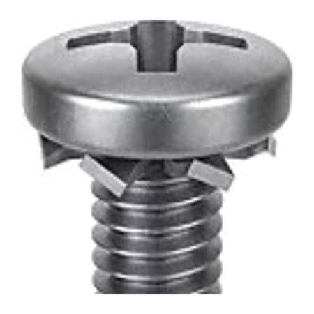 #8-32 x 3/4 in Phillips Pan Machine Screw, Passivated 18-8 Stainless Steel, 25 PK MPN:1-PPE-8C-75