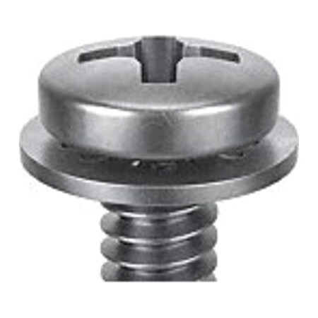 #6-32 x 1 1/4 in Phillips Pan Machine Screw, Passivated 18-8 Stainless Steel, 5 PK MPN:1-PPI-6C-125