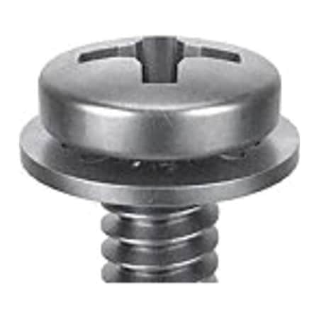 #6-32 x 7/16 in Phillips Pan Machine Screw, Passivated 18-8 Stainless Steel, 50 PK MPN:1-PPI-6C-43