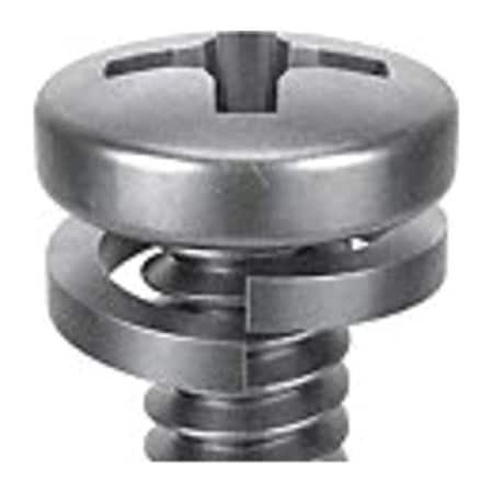 #10-24 x 3/4 in Phillips Pan Machine Screw, Passivated 18-8 Stainless Steel, 10 PK MPN:1-PPL-10C-75
