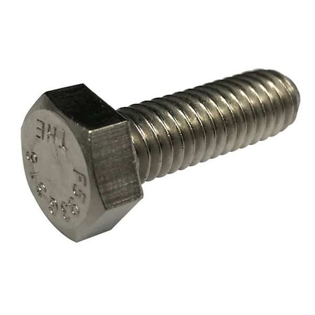 #6-32 x 1/4 in Hex Hex Machine Screw, Plain 18-8 Stainless Steel, 100 PK MPN:1PRW2