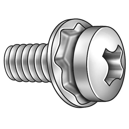 #8-32 x 3/4 in Phillips Pan Machine Screw, Zinc Plated Steel, 50 PK MPN:1PWX9
