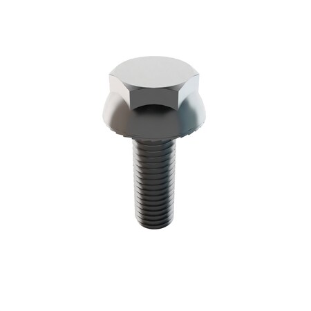 Not Graded, M8-1.25 Serrated Flange Bolt, Plain Stainless Steel, 25 mm L, 10 PK MPN:31-MFH-8-25