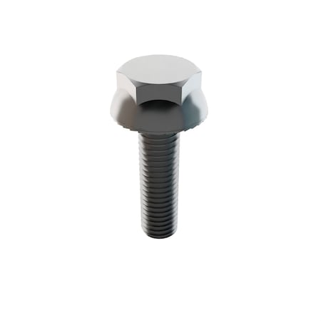 Not Graded, M8-1.25 Serrated Flange Bolt, Plain Stainless Steel, 30 mm L, 10 PK MPN:31-MFH-8-30