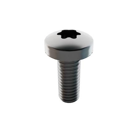 #10-32 x 1/2 in Torx Pan Machine Screw, Plain 18-8 Stainless Steel, 5 PK MPN:31-P6P-10F-50