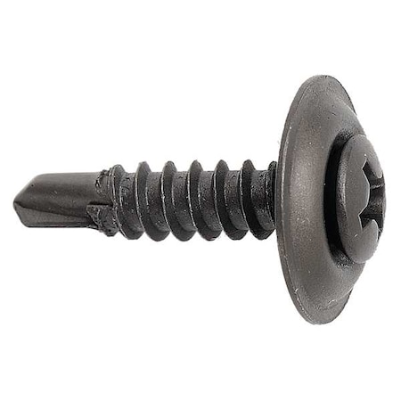 Drywall Screw, #8 x 1-1/4 in, Steel, Trim Head Phillips Drive, 50 PK MPN:5ZMH6