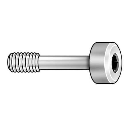 Captive Panel Screw, #4-40 Thrd Sz, 17/32 in Lg, 3/16 in Thrd Lg, Smooth, Passivated MPN:602H