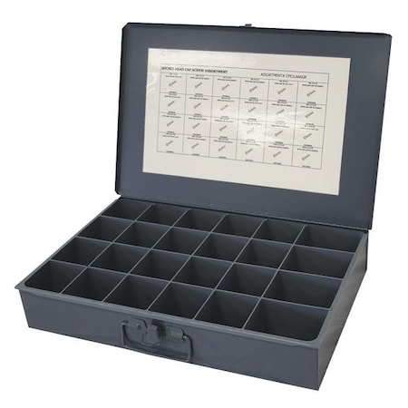 M10-1.50; M4-0.70; M5-0.80; M6-1.00; M8-1.26 Cap Screw Assortment, Black Oxide Finish, Steel MPN:CPS1LAA6GR