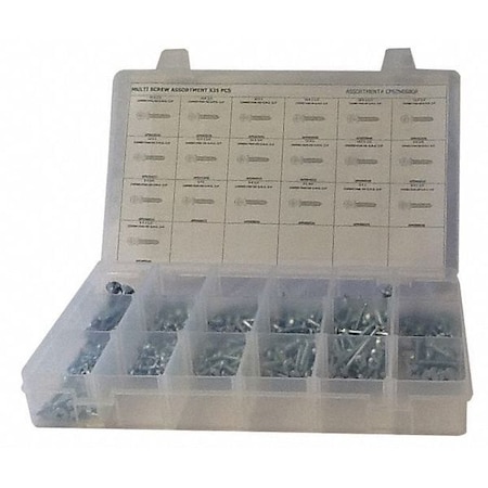 Tapping Screw Assortment, #6 to 1/4