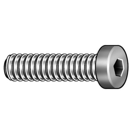 #8-32 Socket Head Cap Screw, Low Profile, Black Oxide Alloy Steel, 3/8 in Length, 100 PK MPN:LHSIA0-80037-100P