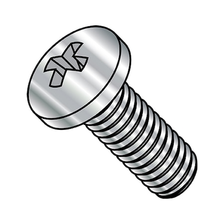 M3-0.50 x 45 mm Phillips Pan Machine Screw, Plain A2 Stainless Steel, 2000 PK MPN:M345MPP188