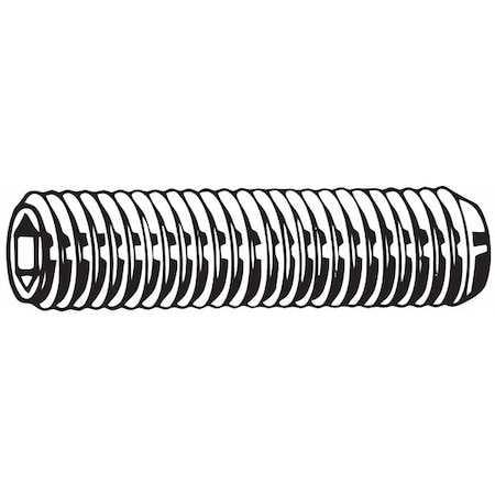 Socket Set Screw, Cup, M6 x 1mmx12mm, PK50 MPN:M51260.060.0012