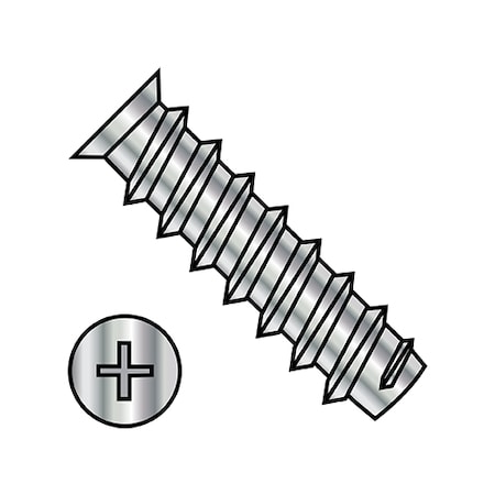 Wood Screw, M6.3, 13 mm, Nickel Steel Flat Head Phillips Drive, 7000 PK MPN:M6.313DEPFN